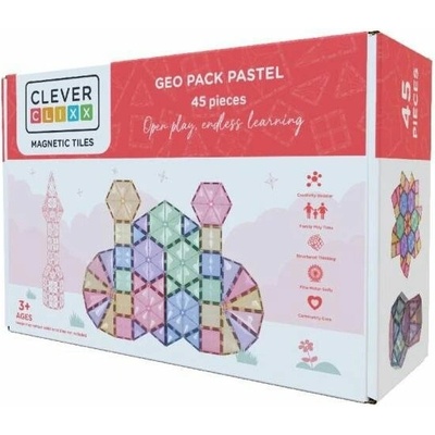 Cleverclixx Geo Pastel sada 45 ks