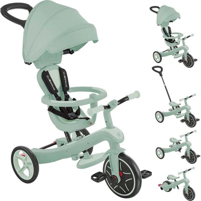 Globber Детска триколка 4 в 1 globber explorer trike ecologic, пистачио (637-505)