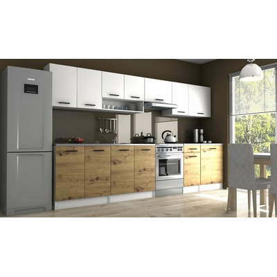 Fronti Fafor Kuchynská linka LUIZA II 320x260 Biela + artisan
