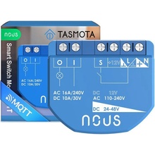 Nous B1T WiFi Tasmota Spínací Modul (1 kanál, bez měření spotřeby, ESP32) NOUS-B1T