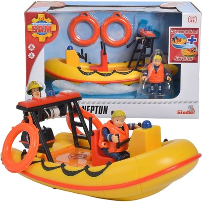 Simba Požiarnik Sam Záchranný Čln Neptún 20 Cm