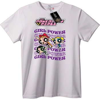 NOONEBRAND Тениска Powerpuff Girls Момичешка Сила - 2XL, White