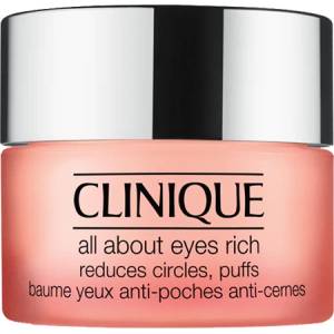 Clinique All About Eyes Rich хидратиращ крем за очи против отоци и тъмни кръгове за жени 15 мл