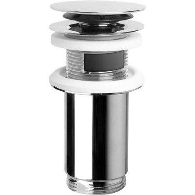 Omp Výtok na čajové umývadlo 5/4" Click/Clack s veľkou zátkou, chróm 7533.370.5