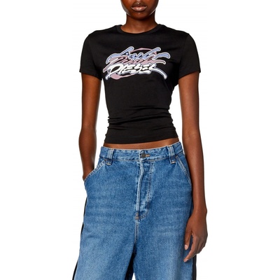Diesel T-SLI-L4 T-SHIRT čierna