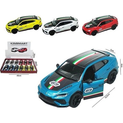 Lamborghini Urus mini autíčko s pull-back pohonem a otevíracími dveřmi