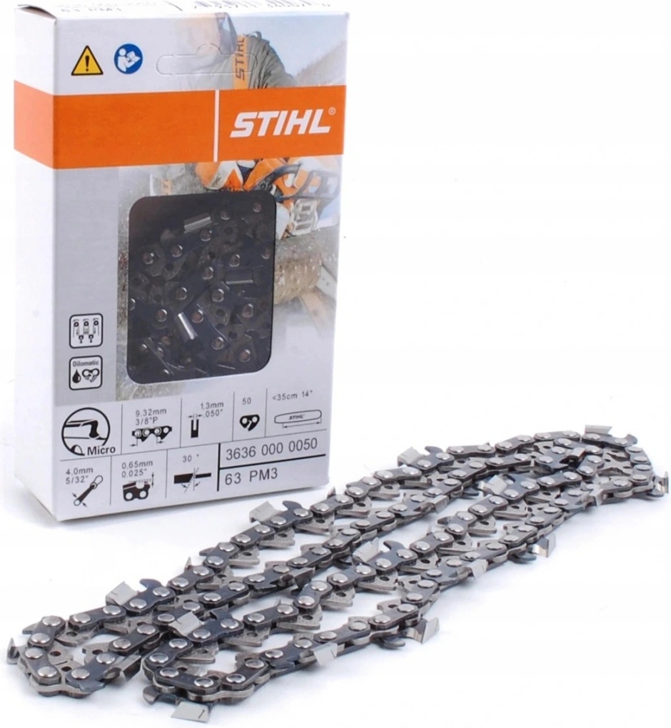 Stihl 3610 000 0050 Lot de 3 chaînes de tronçonneuse Picco Micro 3/8P-1