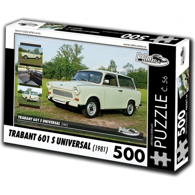 Retro-Auta č. 56 Trabant 601 S Universal 1981 500 dílků