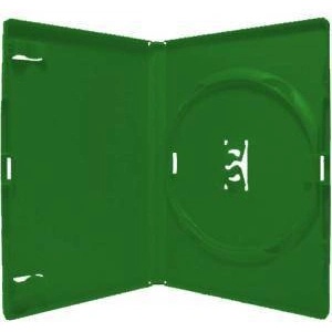  DVD-BOX 14 mm Единична за DVD - Зелен