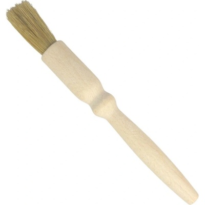 Potravinársky drevený štetec/maslovačka okruhlý, 17 cm