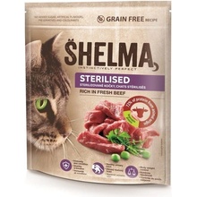 Shelma Sterille bezobilné granule s čerstvým lososem pro dospělé kočky 750 g