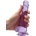 RealRock Realistic Dildo with Balls 7" 17 cm Purple