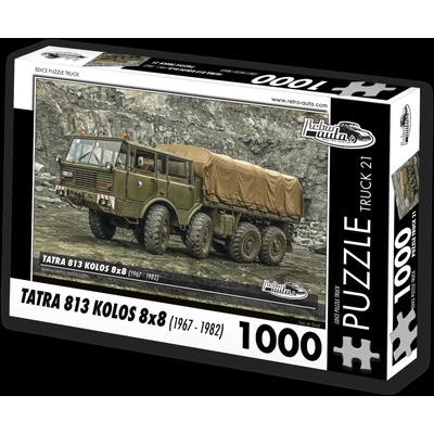 Retro cars - Puzzle TRUCK -Tatra 813 Kolos 8x8 (1967-1982) - 1 000 piese