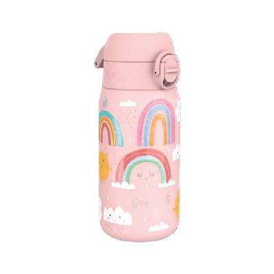 Термо бутилка за вода Ion8 Print, метална, 320ml, ДЪГА (32116-А-ДЪГА)