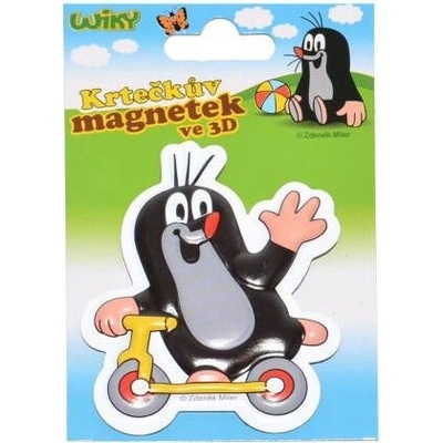 Krtečkova magnetka 3D Koloběžka – Zboží Mobilmania