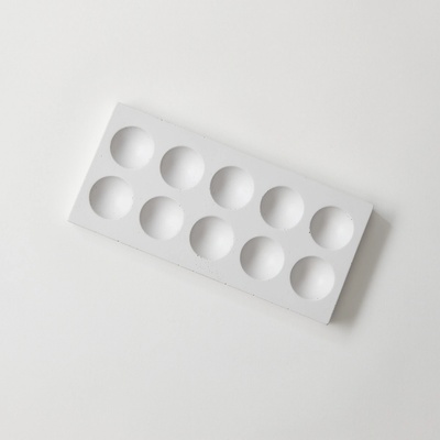 ODLITO.CZ Domino betonové plato bílá 25,5 cm – Zboží Dáma