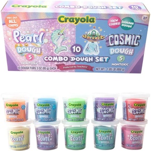 Crayola Творчески комплект Crayola - Моделин Pearl & Cosmic, 10 броя, 850 g (2981) - baby