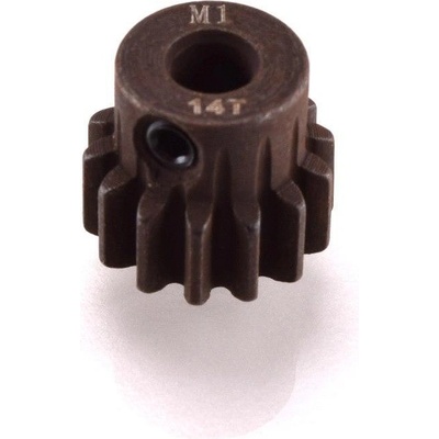 RUDDOG Пиньон модул 1 с 14 зъба с 5мм ос 14T Modul 1 Steel Pinion RUDDOG RP-0034 (RP-0034)
