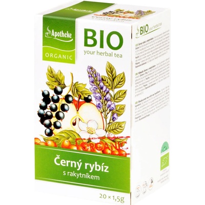 Apotheke BIO Ovocný s černým rybízem 20 x 1,5 g