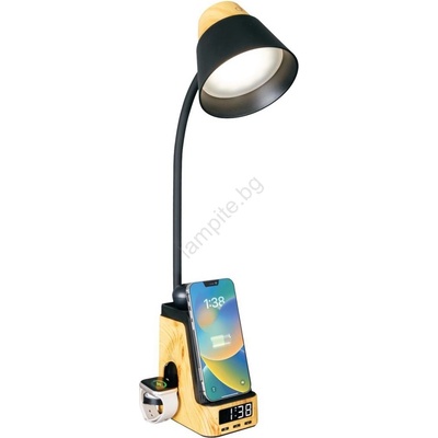 Immax 09000L - LED+CCT димируема настолна лампа с безжично зареждане QI IDEAL LED/8W/230V бежова (IM1441)