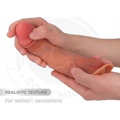 Cock miller hyper-realistic dildo with suction cup and thrusting with remote control 19.5 cm