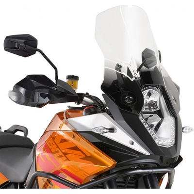 KAPPA plexi KTM 1190 ADVENTURE / R 13-16, 1050 ADVENTURE 15-16 / 1090 ADVENTURE (17-19) 37 X 41 cm průhledné