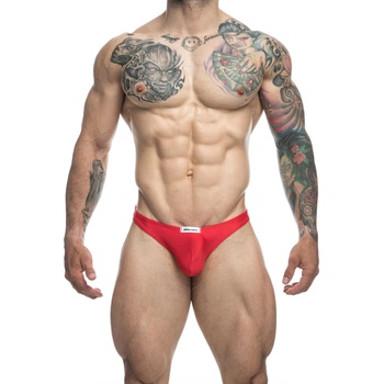 Image 1 of Justin+Simon Classic Tanga Red L