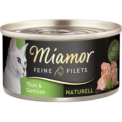 Miamor Feine Filets Naturell тонфиш и зеленчуци 80 г