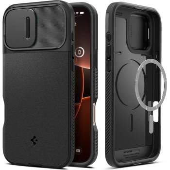 Spigen Apple iPhone 16 Pro Max Optik Armor MagFit Case black (ACS08015)
