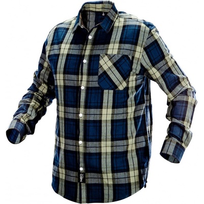 Topex flanelová košeľa Lumberjack viacfarebná modrá/zelená