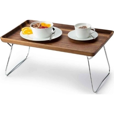 Continenta Servírovací podnos do postele ořechové dřevo 53x32cm