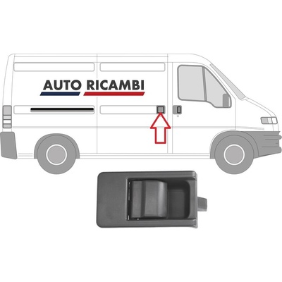 Vnitřní klika posuvných dveří Fiat Ducato, Jumper, Boxer 1994-2006 pravá 1301413808