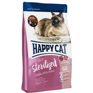 Happy Cat Supreme Fit & Well Adult Sterilised beef 10 kg