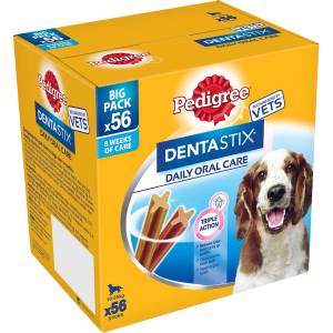 PEDIGREE Палички за кучета Pedigree Denta Stix medium - 56 бр. / 1140 г
