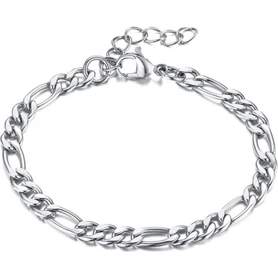 Daniel Dawson ocelový náramek Figaro řetízek chirurgická ocel NR2149-BR-834S Stříbrná