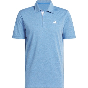 Adidas Мъжка блуза с яка Adidas Heather Polo Shirt Mens - Lucid Blue