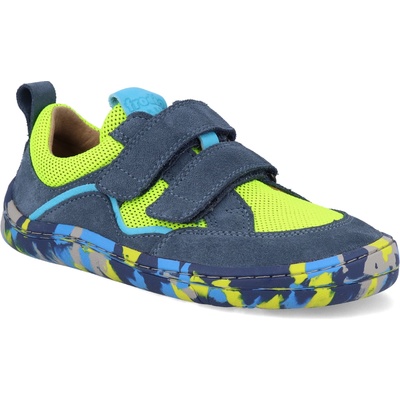 Froddo chlapčenské barefoot tenisky BASE Denim+ G3130261-4 svetlo modrá