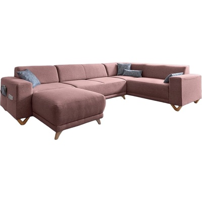 Miuform Розов разтегателен/с място за съхранение ъглов диван (десен ъгъл/U форма) Classy Sophie - Miuform (B541LIN10)