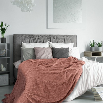 DEKA DESIGN91 CINDY 170X210 CM PUDROVĚ RŮŽOVÁ