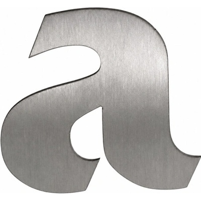 Domové číslo 120mm nerez písmeno "a" Nerez