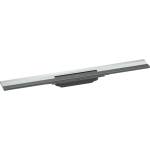 Hansgrohe RainDrain Flex - Линеен душ канал с решетка от неръждаема стомана 700, за монтаж към стена, с възможност за скъсяване, хром 56050000 (56050000)