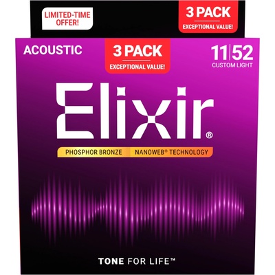 Elixir 16568 3-Pack