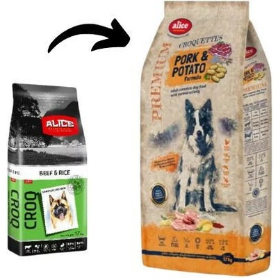 Alice Professional Adult Croquettes Pork & Potato 17 kg