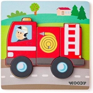 Woodyland Puzzle Baby - пожарникар (91362)