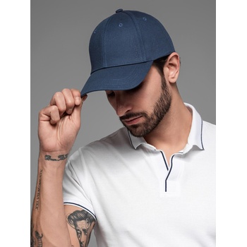 Ombre Clothing Мъжка бейзболна шапка с декоративна бродерия тъмно синьо Ombre Clothing Ombre Clothing | Sin | МЪЖЕ | ЕДИН РАЗМЕР