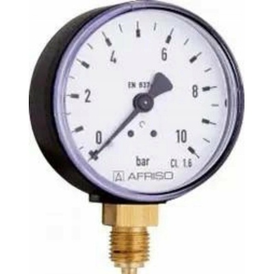 Afriso Standardní manometr RF63 D201 0-1,6 bar 1/4 RAD třída 1,6