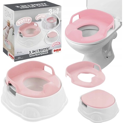 DOLU Nočník 3 v 1 ružový