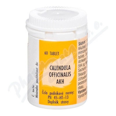 Radim Bakeš Galenická laboratoř Ostrava AKH Calendula officinalis 60 tabliet