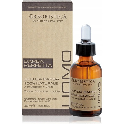 Athena's Erboristica Uomo výživný olej na bradu a fúzy s vitamínom E 30 ml