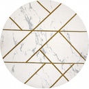Dywany Łuszczów Emerald geometric 1012 cream and gold Béžová